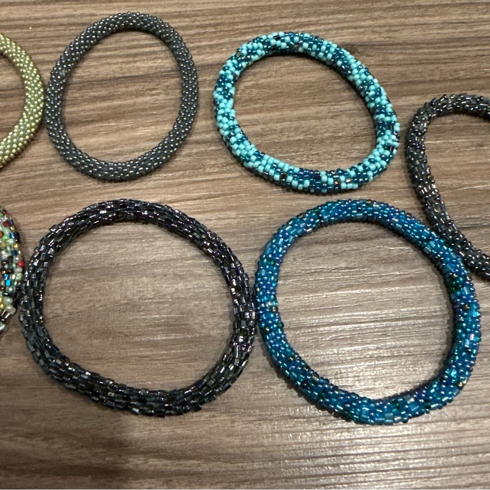 7pc Beaded Bracelet Stack - image 6